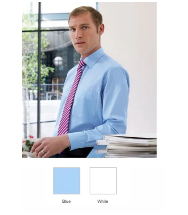 Brooks Taverner BK150 Rapino Long Sleeve Poplin Shirt